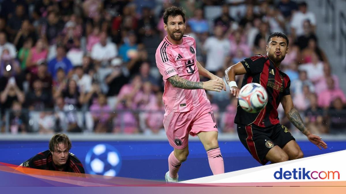 Photo: detik.com Inter Miami vs Atlanta 2-2: Messi Scores as Miami Twice Squanders Lead