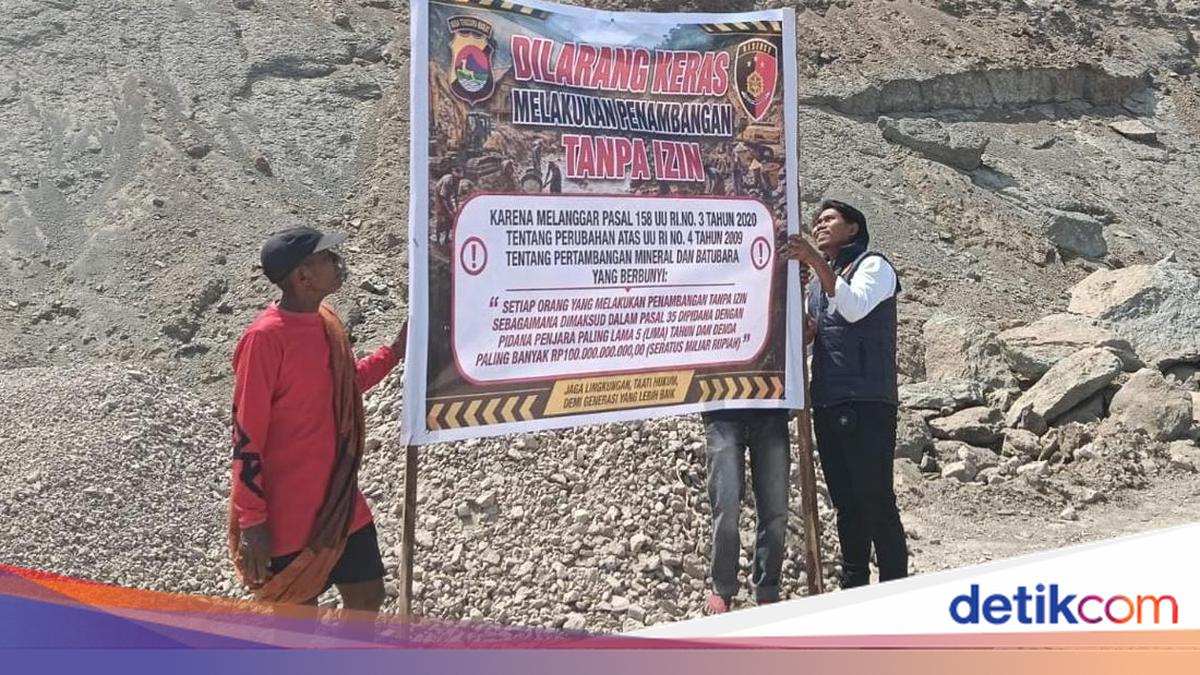 Polisi Tutup Tiga Galian C Ilegal di Bima