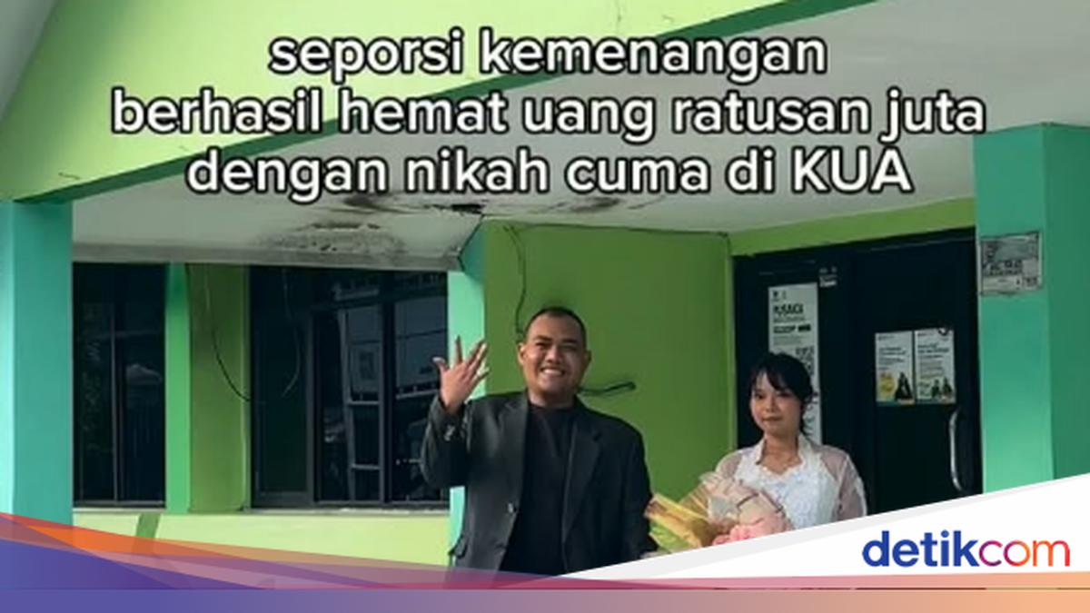 Viral Pasangan Nikah di KUA Demi Hemat Ratusan Juta, Bisa Beli Rumah Cah