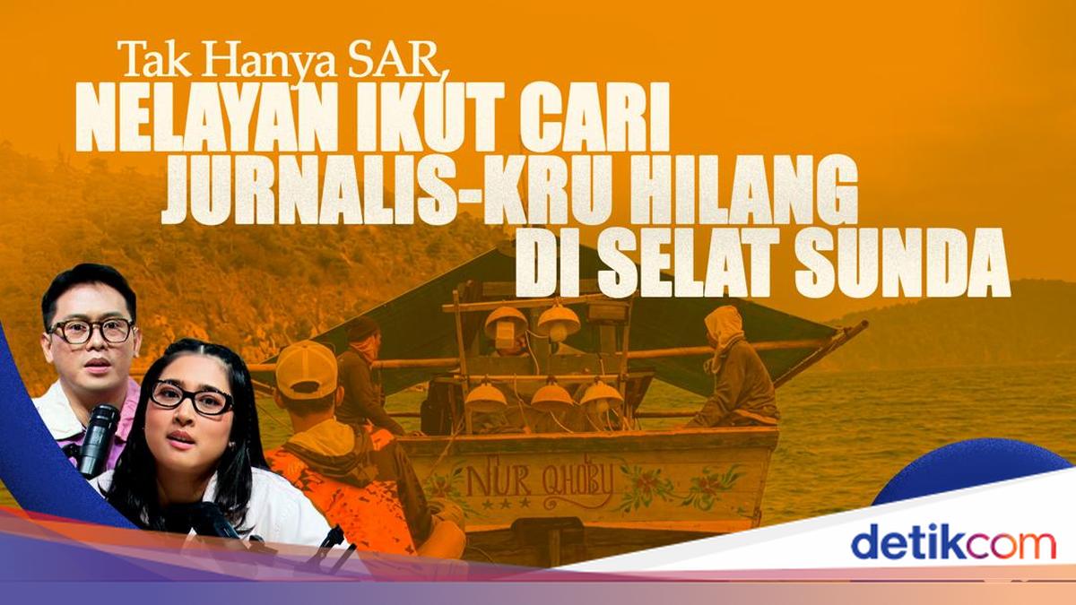 Tak Hanya SAR, Nelayan Ikut Cari Jurnalis-Kru Hilang di Selat Sunda