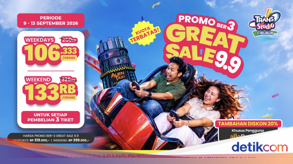 Spesial 9.9, Bertiga ke Trans Studio Cibubur Makin Hemat Pake Allo, Cek ...