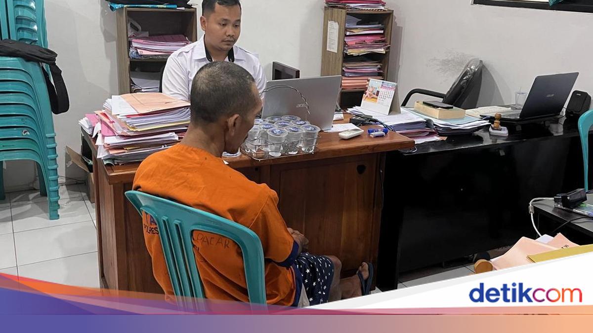 Penampakan Guru Ngaji Cabul di Sempu Banyuwangi Berbaju Tahanan