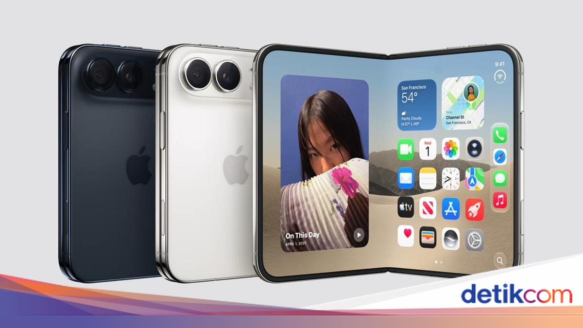 iPhone Duo, Bukan Ultra! HP Lipat Pertama Apple