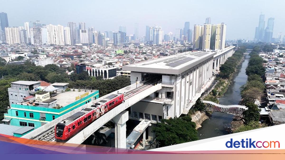 LRT Jakarta Velodrome-Manggarai Beroperasi Mulai Hari Ini