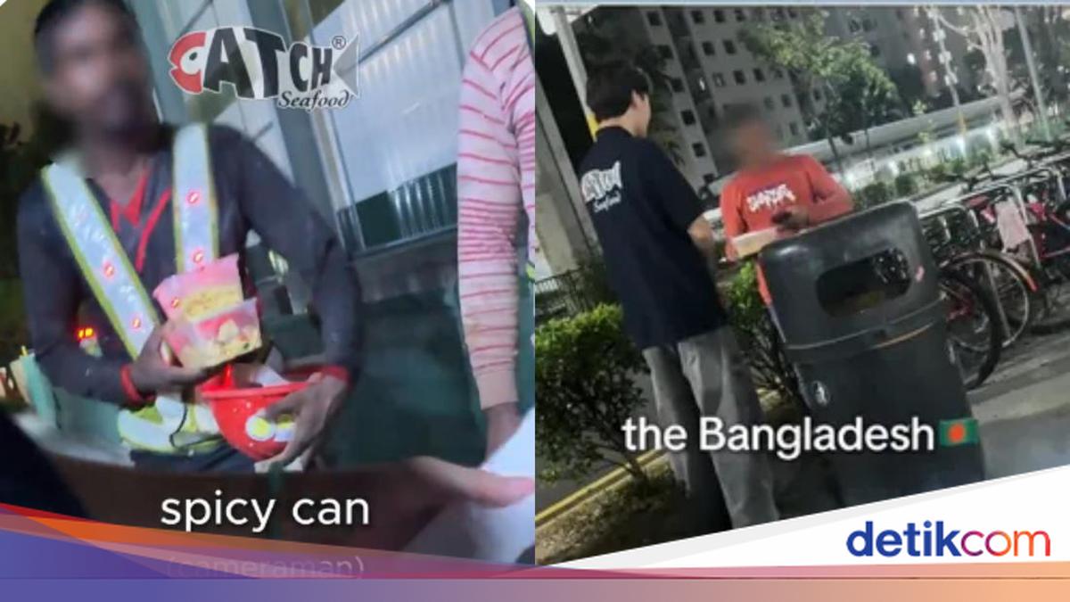 Murah Hati! Perusahaan Seafood Beri Makanan Gratis ke Pekerja Migran