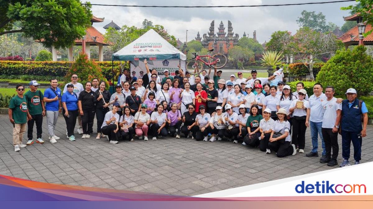 TP PKK Badung Rutinkan Jalan Sehat dan Cek Kesehatan Tiap Pekan