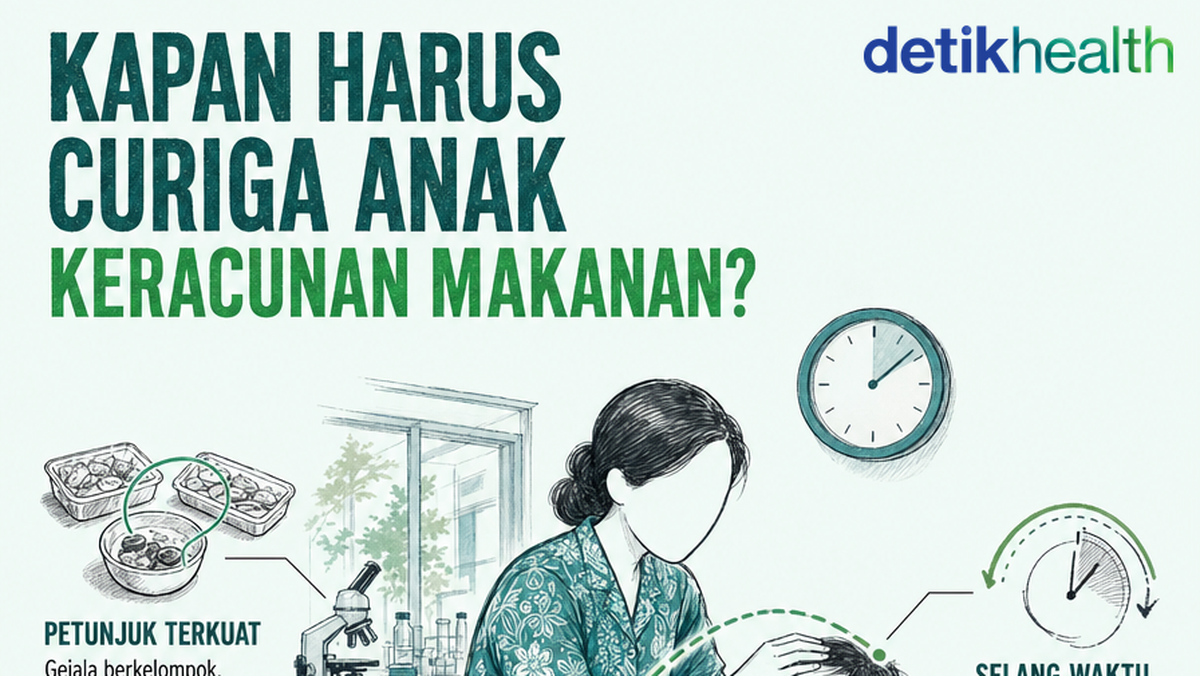 Infografis: Anak Sakit Setelah Makan, Kapan Bisa Dicurigai Keracunan?