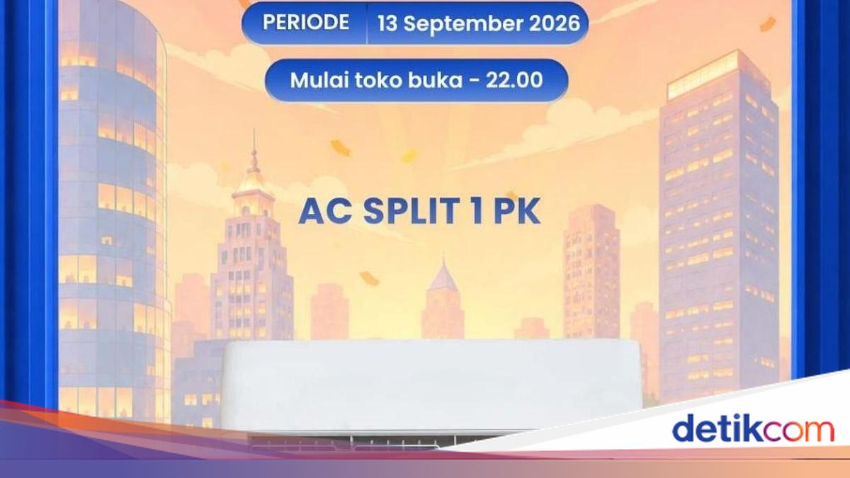 Beli AC Baru 1 PK di Transmart Full Day Sale, Bisa Diskon Rp 1,7 Juta!