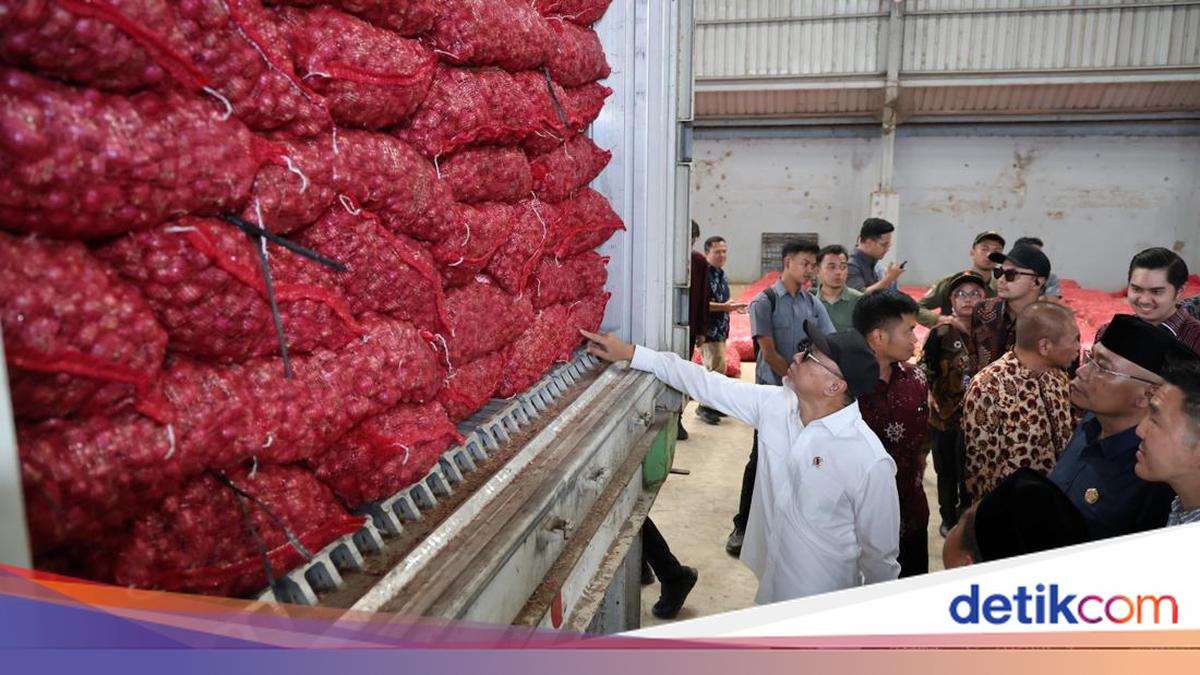 Zulkifli Hasan Lepas Ekspor Bawang Merah Brebes ke Thailand