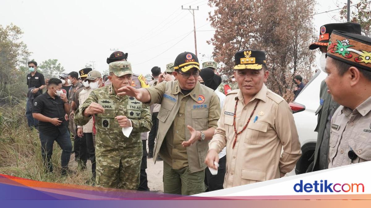 BNPB Maksimalkan OMC-Operasi Darat Padamkan Karhutla Riau hingga Kalimantan