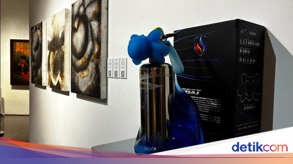 Unik! APAR Enggak Cuma BIsa Padamkan Api di Kendaraan tapi Bisa Jadi Karya Seni
