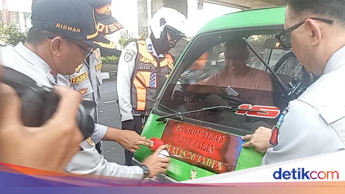 Penertiban Berlanjut, 1.025 Angkot Tua Kota Bogor Dicabut Izinnya