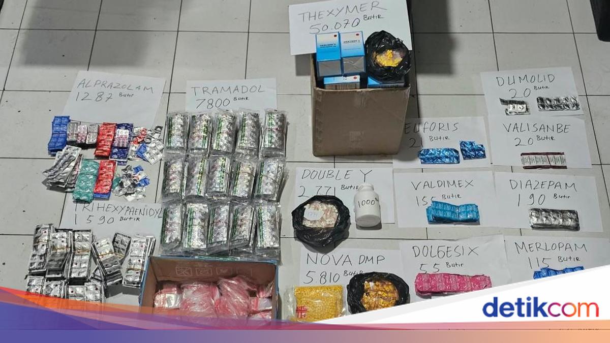 4 Pengedar Obat Keras Ilegal di Jakpus Ditangkap, 74 Ribu Butir Disita