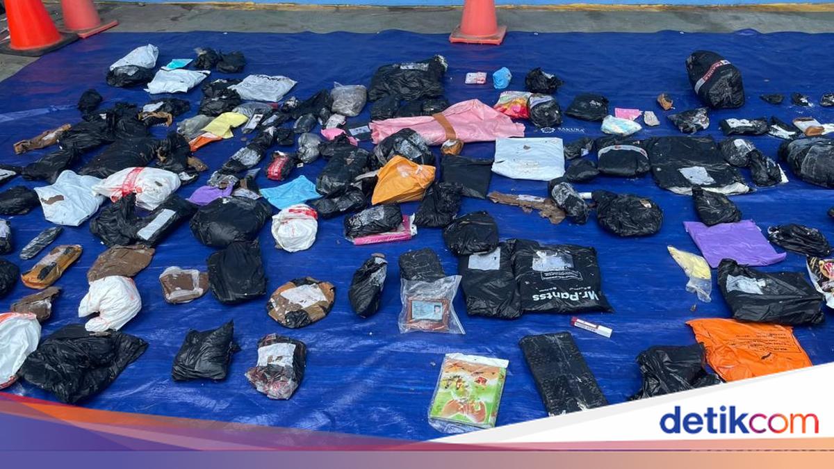 Penampakan Paket-paket Ekspedisi dari Kapal Virgo yang Ditemukan Penyelam