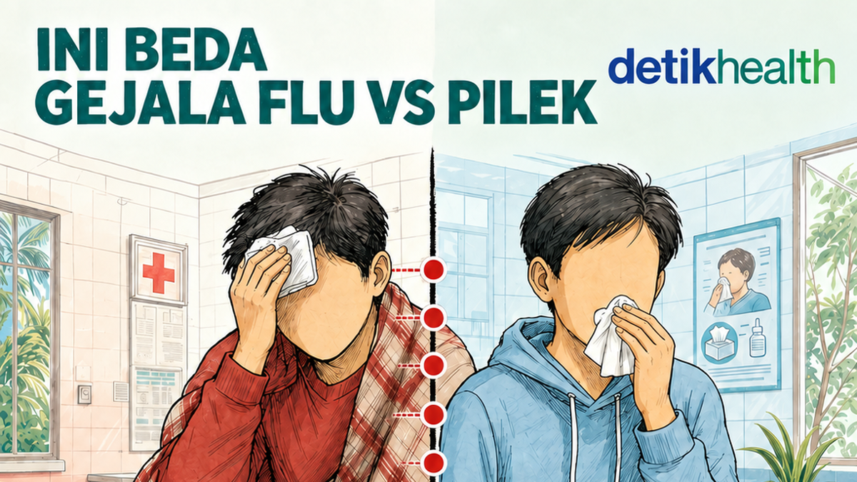 Infografis: Penyebabnya Tak Sama, Ini Sederet Beda Gejala Influenza Vs Pilek