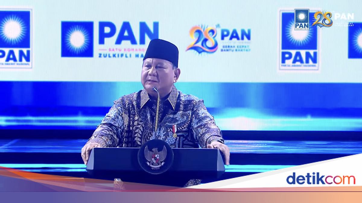 Prabowo: Saya Sebelum Gerindra di Golkar, Tapi Sahabat Saya dari Dulu di PAN