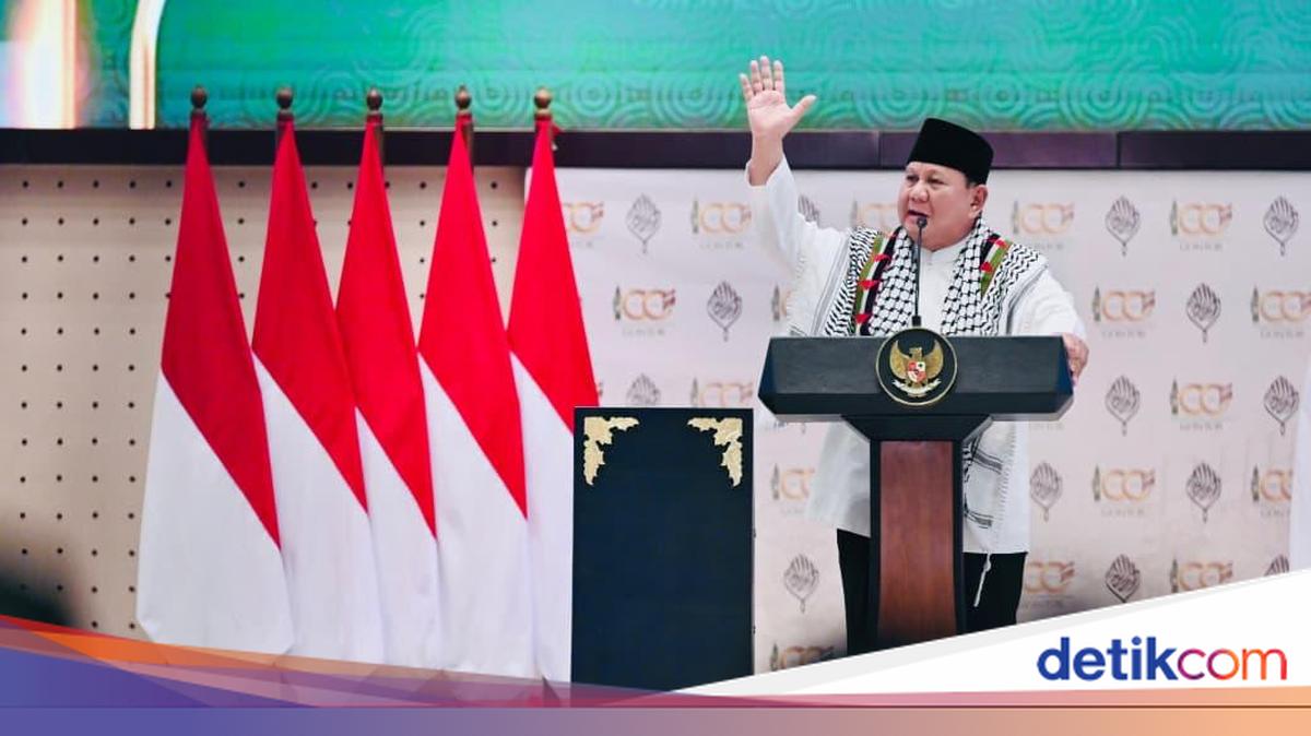 Gema Free Palestine dari Prabowo saat Momen 1 Abad Ponpes Gontor
