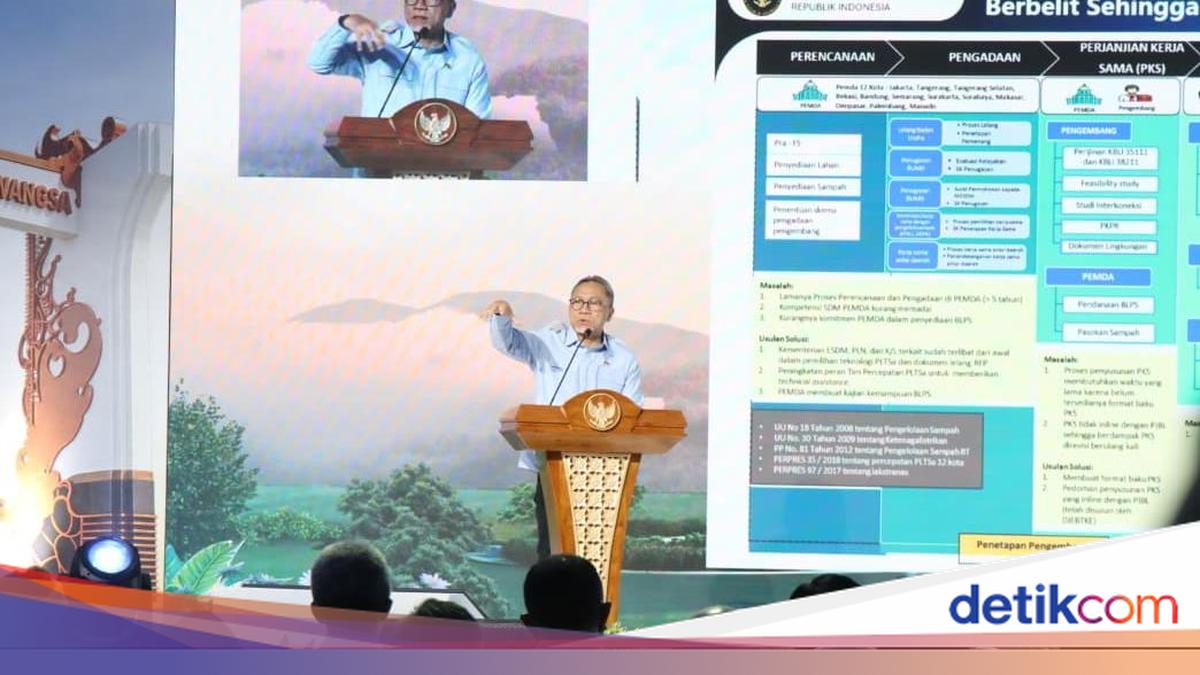 Zulhas Bakal 'Sulap' Ribuan Ton Sampah di Bogor Jadi Energi Listrik
