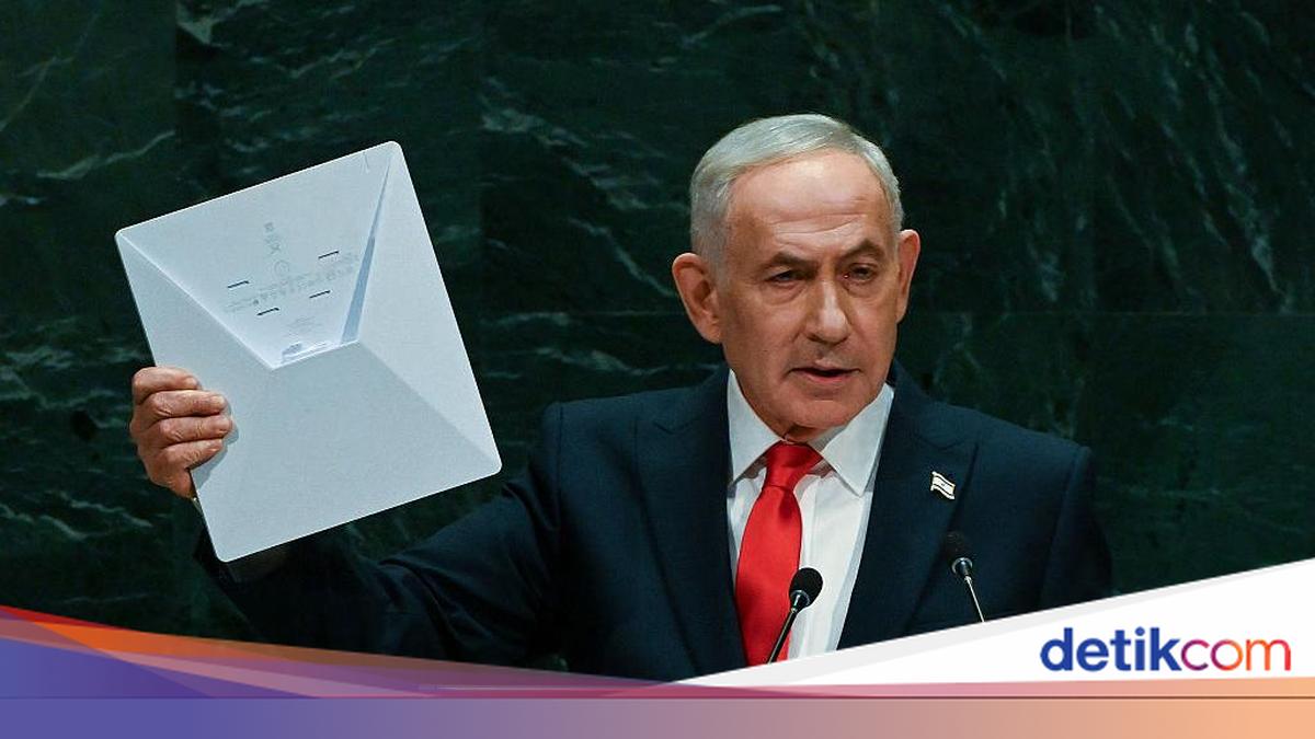 Di Sidang PBB, Netanyahu Sebut Rezim Iran Bakal Runtuh