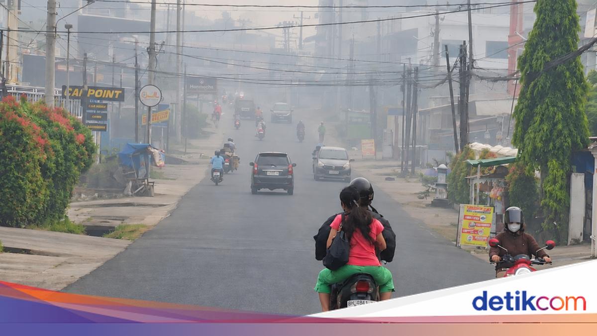 Empat Hari Udara Kota Jambi Bebas dari Kabut Asap, Kini Kembali Pekat