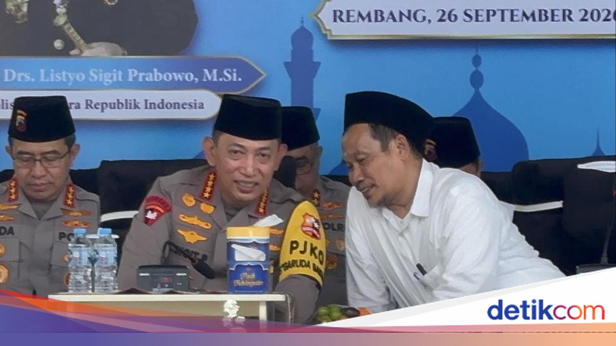Kapolri Jenderal Listyo Sigit Hadiri Ngaji Kebangsaan di Ponpes Gus Baha