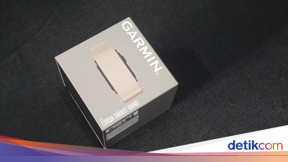 Unboxing Garmin CIRQA, Smart Band Pemantau Kesehatan Tanpa Layar