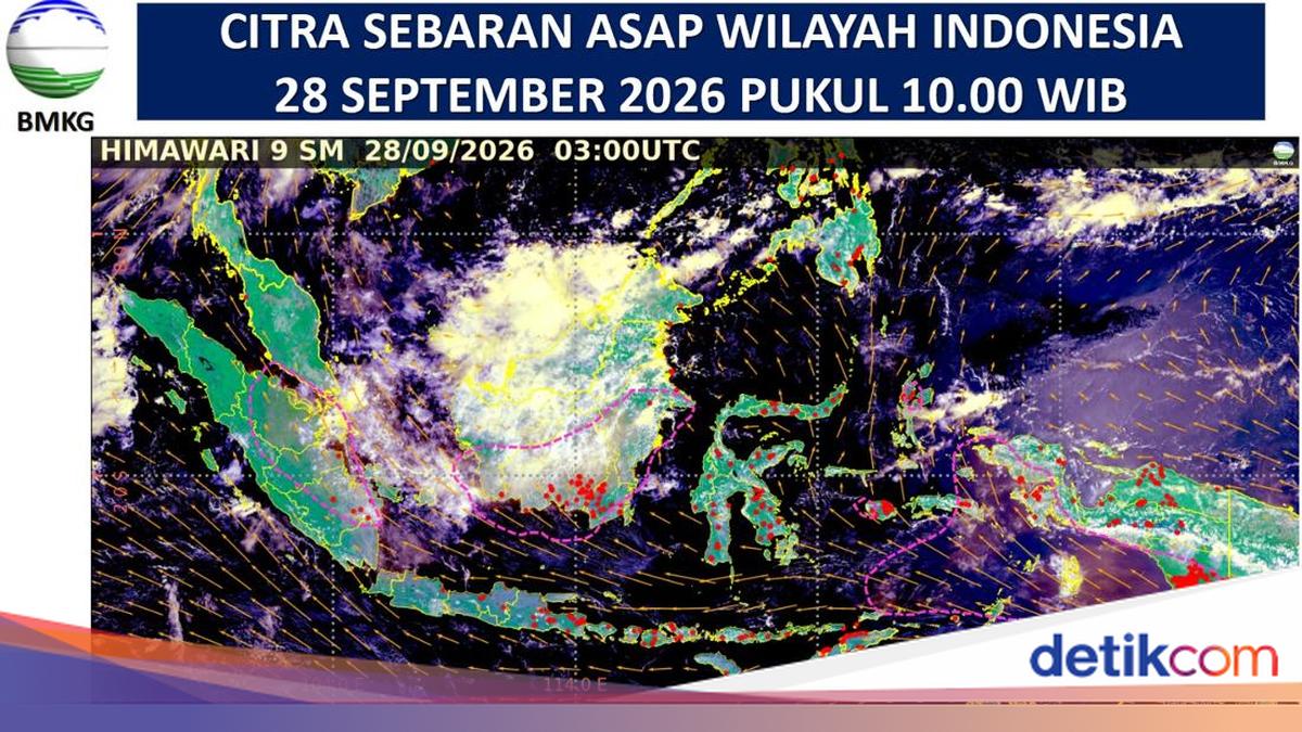 Sempat Tebal, Kabut Asap di Babel Kiriman Kalimantan Memudar