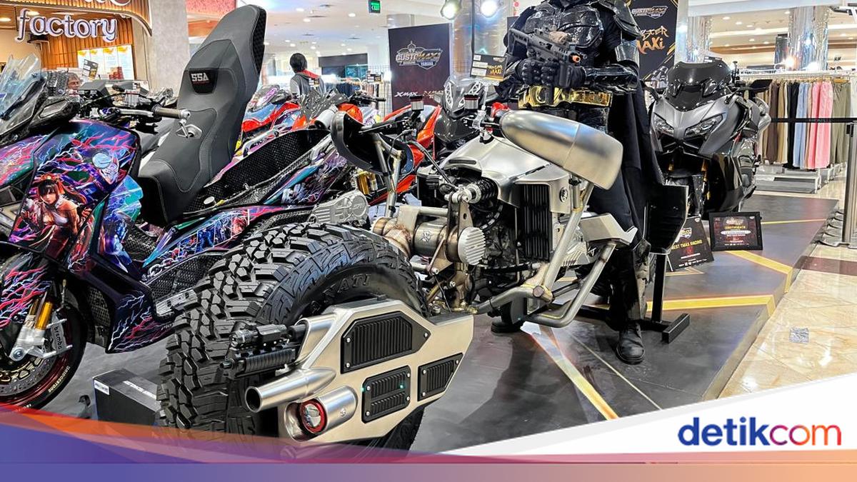 Sangar! Ini Wujud Yamaha Xmax yang Dimodifikasi Jadi Motor Batman