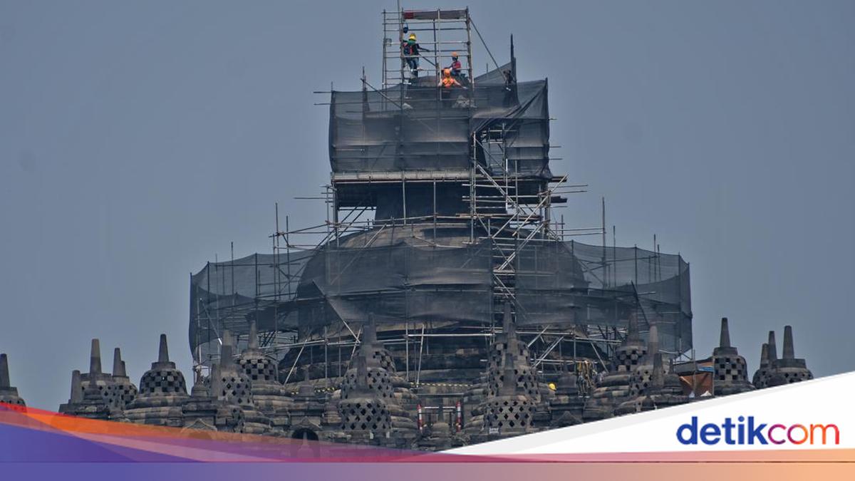 Merawat Warisan Leluhur, Pemugaran Mahastupa Candi Borobudur Dimulai