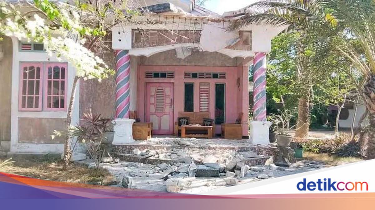 Puluhan Bangunan Rusak Akibat Gempa di Sumba NTT, Plafon Jebol-Tembok Retak