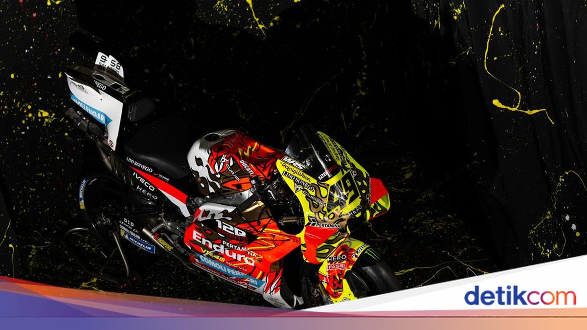 Sangar! Ini Wujud Motor Pertamina Enduro VR46 Berselimutkan Livery Garuda