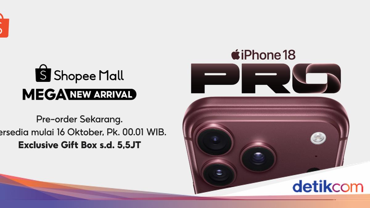 Pre-Order iPhone 18 Pro dan iPhone 18 Pro Max di Shopee, Ada Promo Menarik
