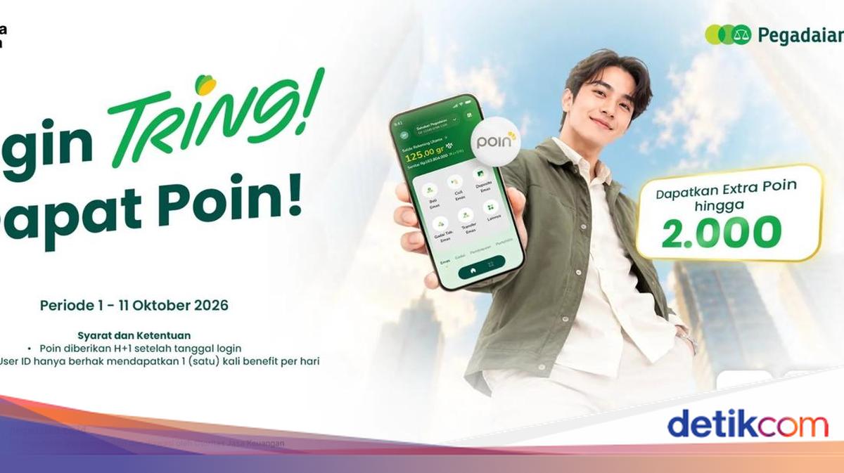 Tring!versary, Login Setiap Hari Bisa Dapat Extra Poin