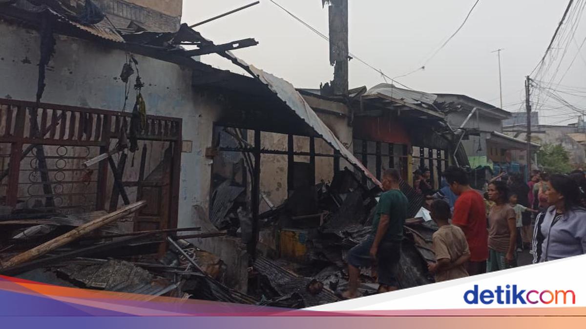 Kebakaran Hanguskan 7 Rumah dan 1 Gudang di Bontoala Makassar