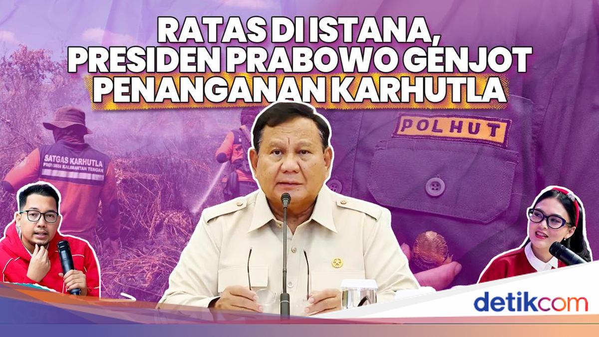 Strategi Prabowo Atasi Karhutla dari Istana