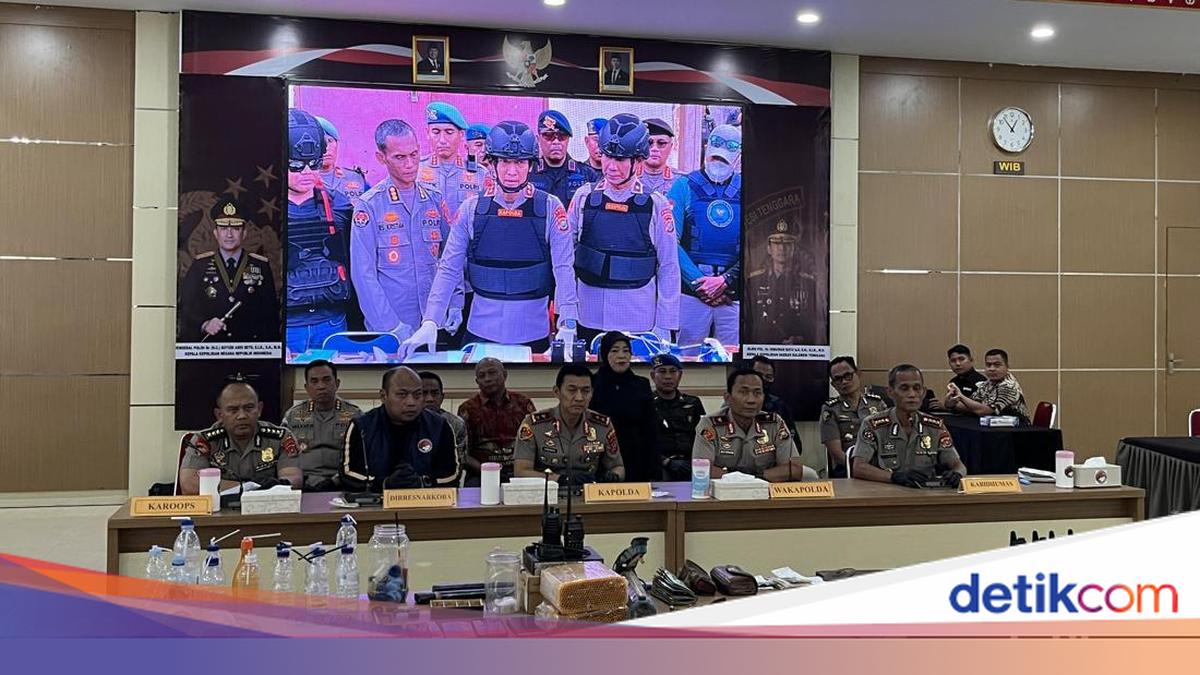 Sarang Narkoba di Kampung Salo Kendari Digerebek, 11 Orang Diciduk