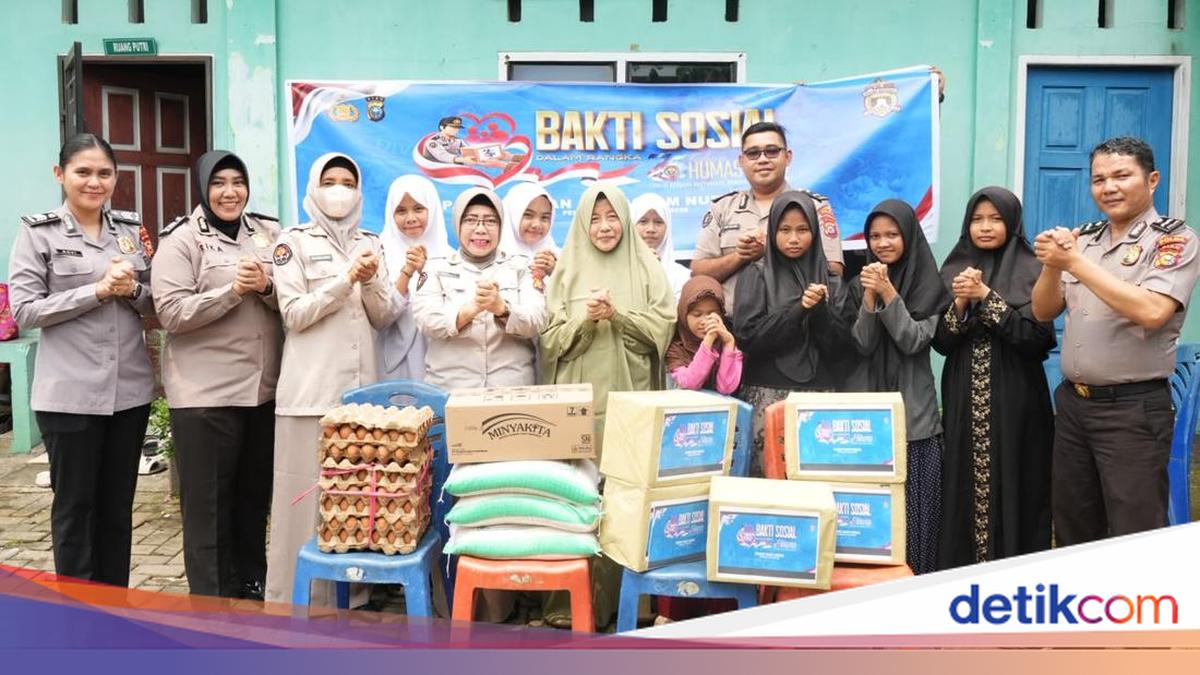 Etleboro.org - Sambut HUT ke-75 Humas Polri, Polda Riau Berbagi Sembako ...