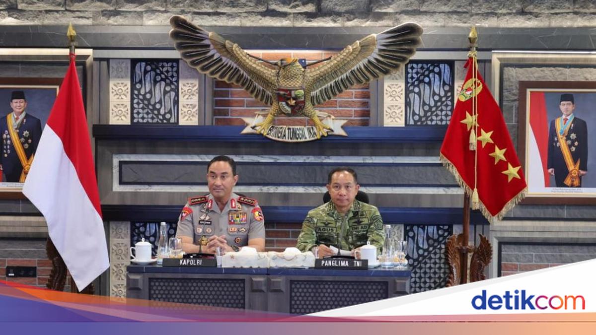 Temui Panglima TNI, Kapolri Bahas Narkotika hingga Tambang Ilegal