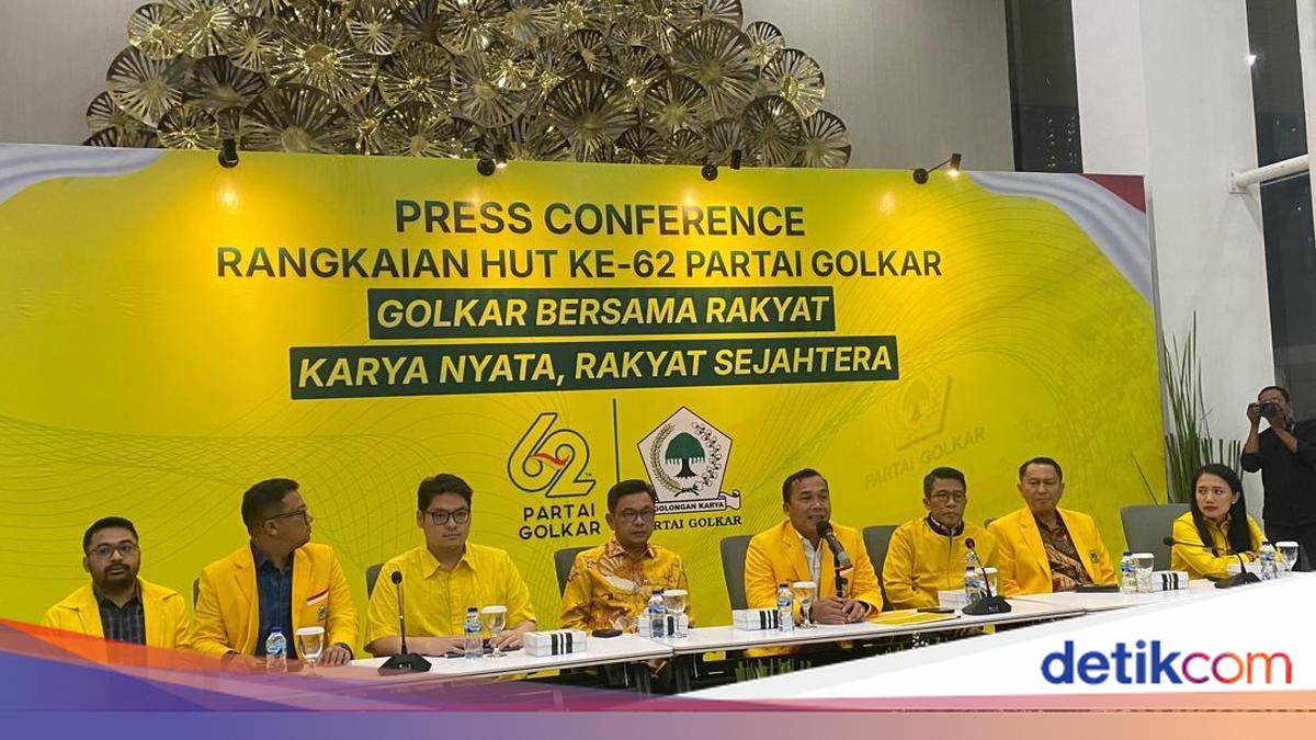 Golkar Gelar Rangkaian HUT ke-62, Bahlil Minta Digelar Sederhana