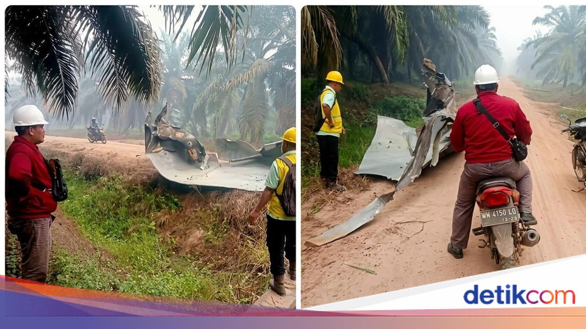 Logam Besar di Kebun Sawit Kotim Kalteng Ternyata Puing Roket Milik China