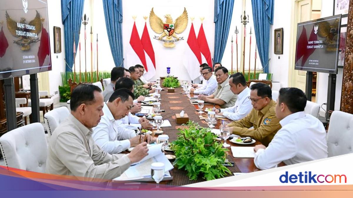 Prabowo Minta Karhutla Ditangani Masif dan Pengerahan Personel Dioptimalkan