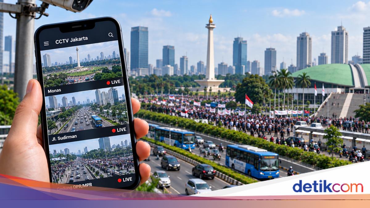 How to Monitor Jakarta CCTV During Mass Action October 20 on Monas through the House