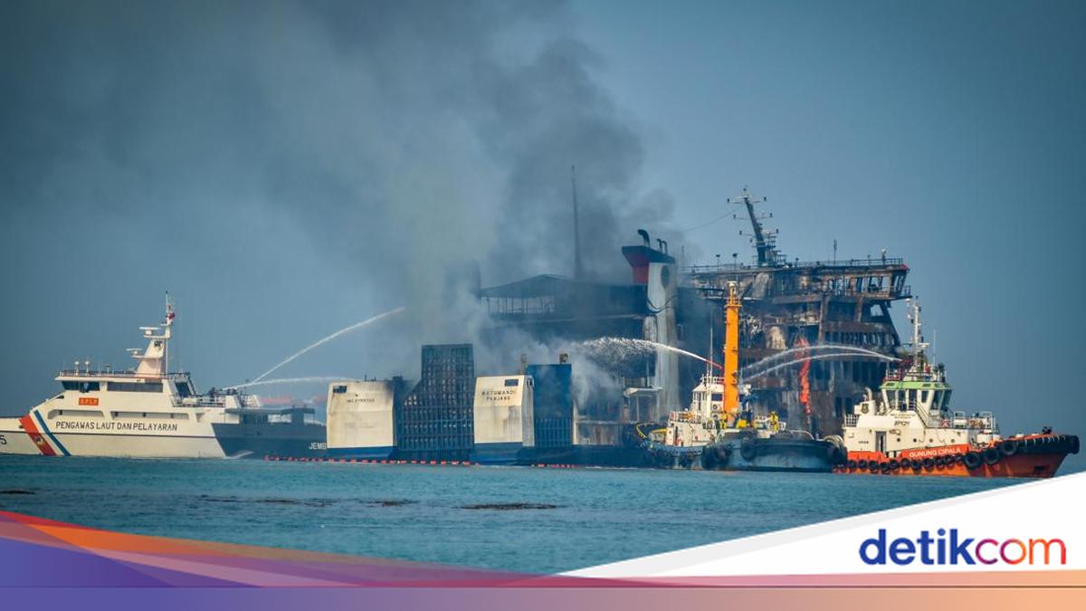 Polisi Periksa 18 Saksi Terkait KMP Batumandi Terbakar di Merak