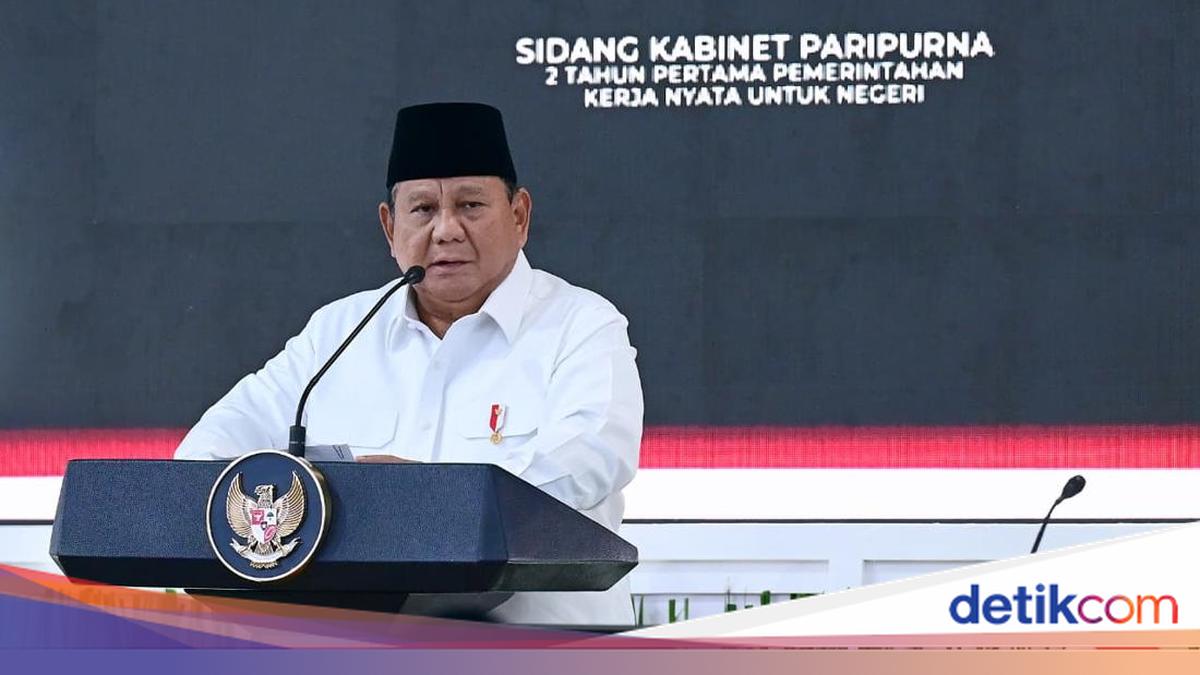 5 Arahan Prabowo ke Kabinet di 2 Tahun Pemerintahan
