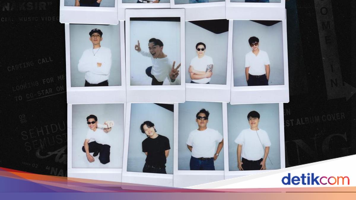アンディエンの『Naksir』ミュージックビデオに登場する男性ゲストのポラロイド写真