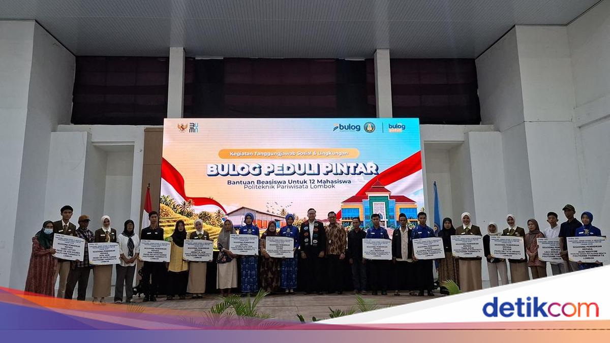 Bulog Salurkan Beasiswa Rp 253 Juta untuk 12 Anak Petani di Poltekpar ...