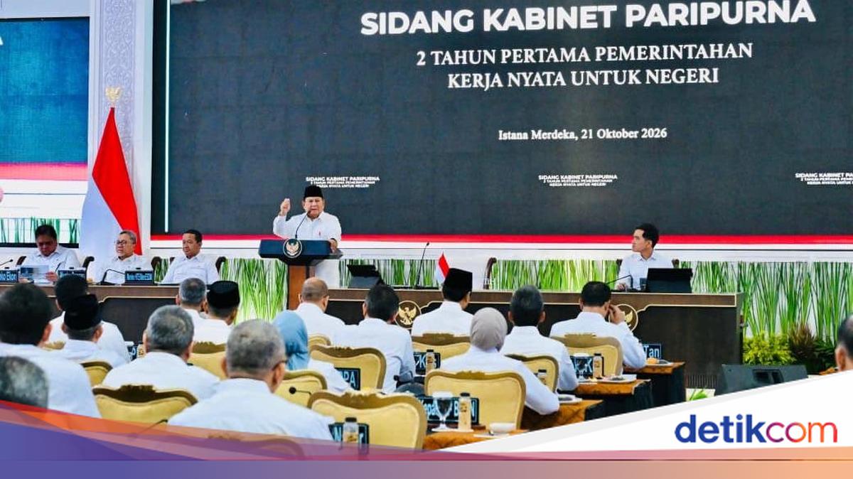 Hadiri Sidang Kabinet, Mendagri Simak Arahan Prabowo soal Kerja Sama