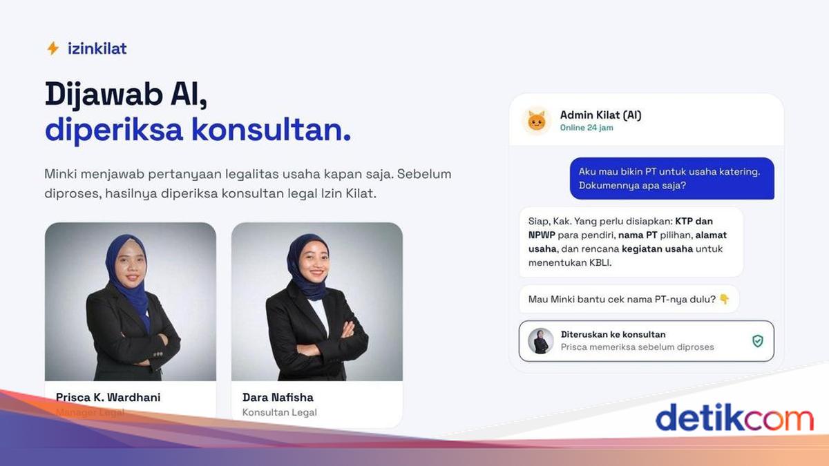 Mau Bikin PT? Kini Bisa Tanya Asisten AI Legalitas 24 Jam