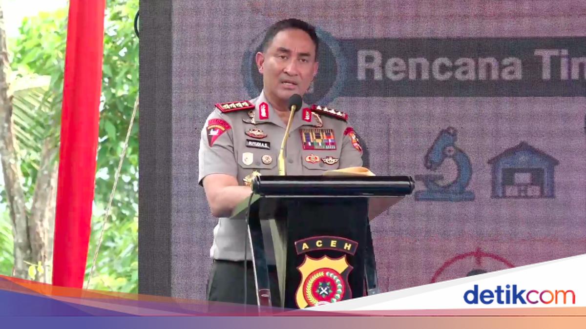 Kapolri Gandeng China Buru Dalang Lab Narkoba 1 Ton di Aceh