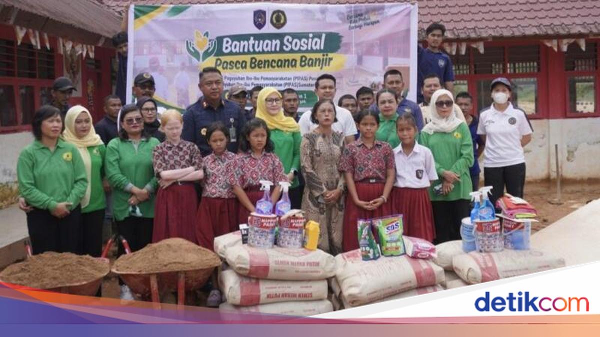 Lapas Sibolga dan Ibu-ibu Ajak Napi Bakti Sosial di SDN Hutanabolon